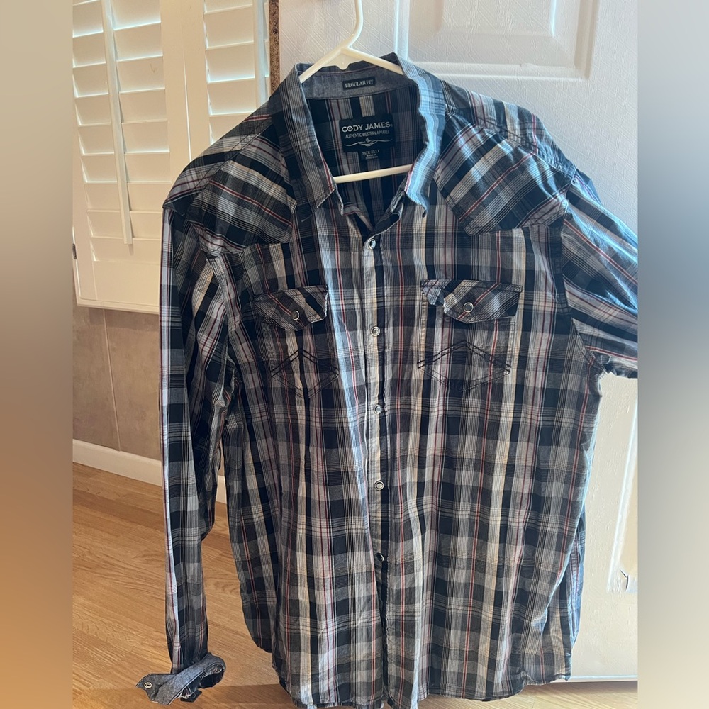 Cody James Plaid Button-Up Shirt